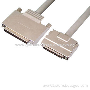 SCSI Cables with PVC and PE Overall Jacket, Various Colors AvailableNew